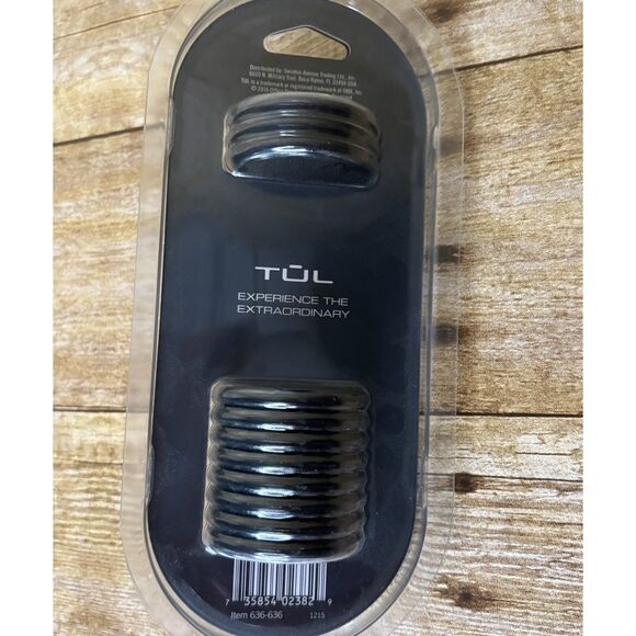 TUL DISCBOUND NOTEBOOK SYSTEM DURABLE BLACK PLASTIC EXPANSION DISC 1.5" NEW - Picture 2 of 2